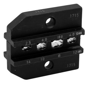 Rennsteig P/N 624 1715 3 0 RT Crimp Die Set for Staubli MC4 14/12/10/8 AWG Solid Contacts