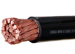 Cobra X-Flex Battery Cable #2 AWG Black