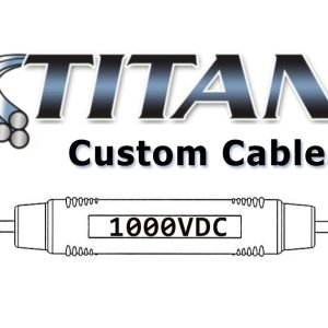 Custom Solar Inline Fuses #10 AWG 1000VDC  Select Connector Types and Amp Rating
