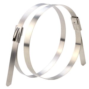 Stainless Steel Cable Ties 6" x 100# 100 pack