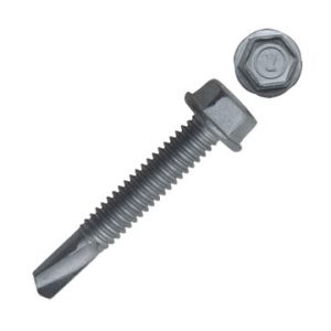 #10-16 x 2" Dril-Flex Hex Washer Head Structural Self-Drilling Screws 2000 pack