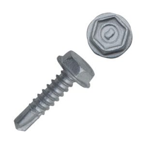 #12-14 x 1-1/2" Dril-Flex Hex Washer Head Structural Self-Drilling Screws 2500 pack
